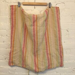 Pine Cone Hill linen riviera euro sham striped